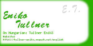 eniko tullner business card